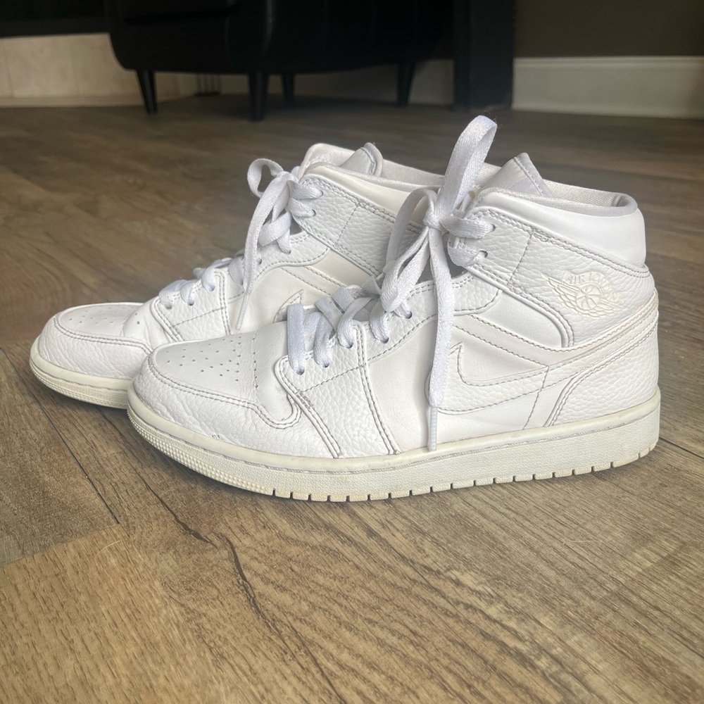 Nike White High-Top Air Jordan Sneakers